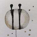Trzy akwarele „Postacie” 24x18 cm - komplet sygnowanych prac