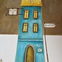 Anioł Dachowiec IV obraz ręcznie malowany anioł stróż