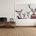 Obraz na płótnie 120x80 cm Rodzina hipstersów - gotowy do zawieszenia