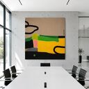 Duży obraz ręcznie malowany akryl 120x120cm Zakrocka