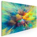 Obraz na płótnie - KOLORY ABSTRAKCJA SZTUKA - 120x80 cm (83201)