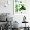 Obraz na płótnie Miłorząb japoński 70x100 cm w stylu boho