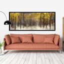 Abstrakcyjny pejzaż na płótnie 147x60 cm - gotowy do zawieszenia