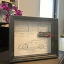 Royal Art No. 24 Porsche 911 GT3 RS - luksusowa ramka z kluczykiem