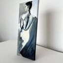 Lady - obraz kobieta 25x50 cm