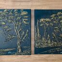 DYPTYK STRUKTURALNY GORDYJSKI GLAMOUR - LUKSUSOWE OBRAZY z TEKSTURĄ 3D