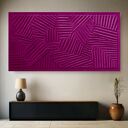 Reliefy ścienne na płótnie 80x160 cm w kolorze biskupim (RAL -4006)