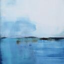 obraz olejny - Błękit paryski XVI (oprawiony w ramę)