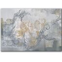 Obraz na płótnie - 100x70 cm Czaple i ornamenty (1 0693)