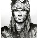 AXL ROSE - SERIA IKONY (A3) rysunek, na prezent, dla fana muzyki