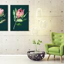 Obraz drukowany na płótnie DYPTYK KWIATY PEONII 2 części każda 50x70cm 03173