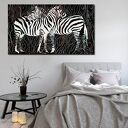 Obraz XXL ZEBRA 2 - 120x70cm na płótnie loft zwierzęta