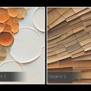 Obraz do salonu - DRZEWO ŻYCIA MOZAIKA ARTYSTYCZNA - 70x50 cm (105001)