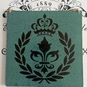 Dekoracyjny obrazek decoupage z kogutem w stylu prowansalskim - vintage shabby chic 20x20 cm