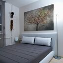 Obraz na płótnie Drzewo Liście 120x80 cm - nowoczesne kolory