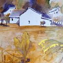 "różne światy" akwarela artystki adriany laube