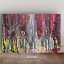 Finska tundra - obraz akrylowy na płótnie 100x70 cm