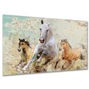 Obraz KONIE 3 modern art 120x80 - premium wall decor