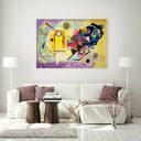 Plakat Kandinsky - reprodukcja A4 21x29,7 cm w żółtych barwach