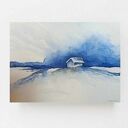 ZIMA - akwarela formatu 18/24 cm