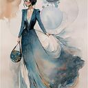 Potęga we mnie, Akwarela 24x32 cm