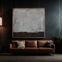 Abstrakcyjny obraz loftowy 100x140 cm - ręcznie malowany