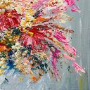 Bukiet II - akryl na płótnie