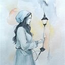 Blask intymności, Akwarela 24x32 cm