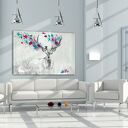 Obraz na płótnie 120x80 cm „Jeleń jesienią” 02270 - gotowy do zawieszenia
