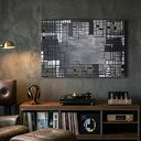 Abstra - akt 34: ręcznie malowany obraz abstrakcyjny na płótnie 3D 80 x 120 cm