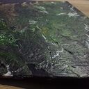 ZESTAW RĘCZNIE MALOWANYCH OBRAZÓW Z RAMAMI - DYPTYK MISTYCZNY POURING - 2x 40x30cm