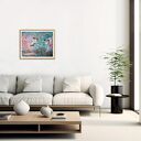 Żurawie 27 ptaki obraz do salonu malowany na płótnie