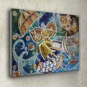 Morski spacer - obraz giclee na płótnie z aniołem