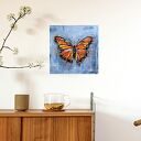 Obraz akrylowy Motyl - ręcznie malowany na płótnie 29x29 cm