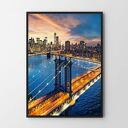 Plakat obraz bridge B1 - 70x100 cm