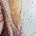 Ręcznie malowany Anioł na płótnie 40x60 cm Twoja dedykacja