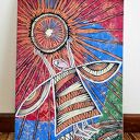 Anioł Słońca. Giclee