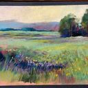 Łąka - obraz pastelami suchymi 24x18 cm