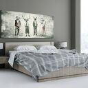 Obraz na płótnie 147x60 cm CHŁOPAKI GANG 02233 - wysyłka w 24h