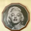 Obraz wykonany nicią: „Marilyn Monroe”