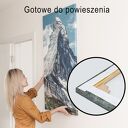 Obraz na płótnie 100x70 cm - abstrakcja geometryczna w beżach i brązach