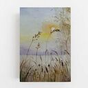 JESIENNE TRAWY - akwarela formatu A5