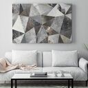 Obraz na płótnie BETON TRÓJKĄTY LOFT 120x80 cm