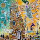Kawa o smaku morza. Giclee