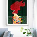 Obraz - plakat 70x100 w zieleni