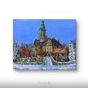Obraz „Zamek Czocha” - ręcznie malowany na płótnie 50x40 cm, gotowy do zawieszenia