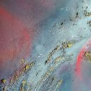 Obraz abstrakcyjny Phoenix - kosmiczna dekoracja ścienna 110x70 cm