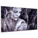 Obraz do sypialni canvas TWARZ 12 Kobieta drzewo korzenie 120x80 AleObrazy