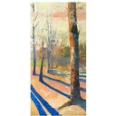 Dyptyk „Ruchome cienie” - obrazy olejne 2 x 140 x 70 cm (zestaw 2 płócien)