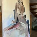 Woman Art - duży obraz kobiety na płótnie 150x100 cm